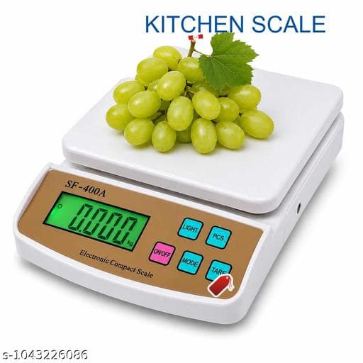 High-Precision 10kg/1g Digital Food & Kitchen Weighing Scale (Tare Function) - Photo 1