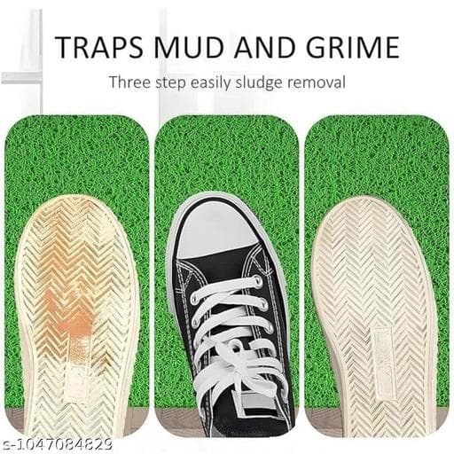 Welcome Textured Mesh Entrance Door Mat (Dirt Trapping 57x37.5cm) thumbnail 3