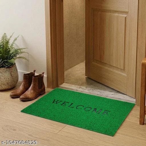 Welcome Textured Mesh Entrance Door Mat (Dirt Trapping 57x37.5cm) - Photo 1