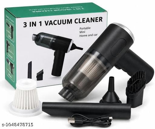 Cordless Mini Handheld Vacuum Cleaner for Car & Desk (USB) - Photo 1