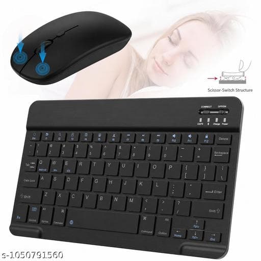 Silent Click Slim Rechargeable Wireless 2.4GHz & Bluetooth Mouse thumbnail 4