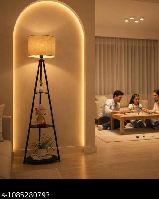 Nordic Minimalist Corner Standing RGB Floor Light Bar with Bluetooth App thumbnail 2