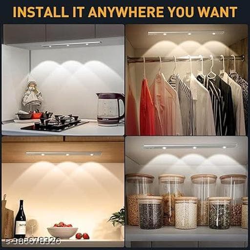 Smart Motion Sensor LED Light Bar for Wardrobe & Stairs (Magnetic Rechargeable) thumbnail 4