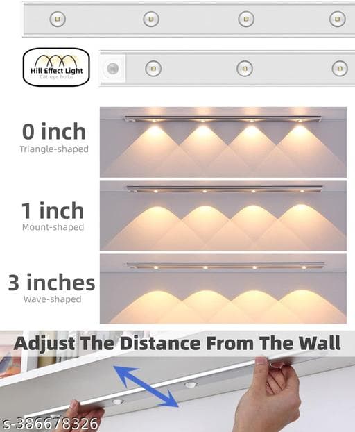 Smart Motion Sensor LED Light Bar for Wardrobe & Stairs (Magnetic Rechargeable) thumbnail 2