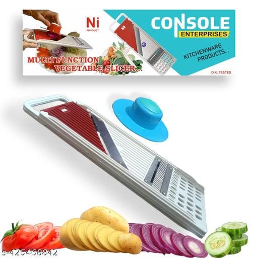 Multi-Function Adjustable Vegetable Slicer & Mandoline Cutter (With Safety Guard) thumbnail 4