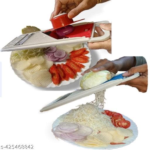 Multi-Function Adjustable Vegetable Slicer & Mandoline Cutter (With Safety Guard) thumbnail 3