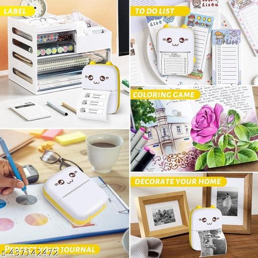 Mini Portable Wireless Bluetooth Thermal Pocket Printer (Zero Ink Required) thumbnail 3