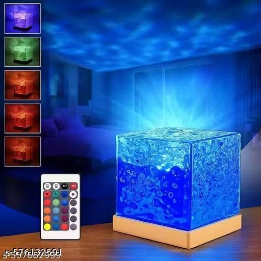 Dynamic Water Ripple Ocean Wave Projector Crystal Lamp thumbnail 3