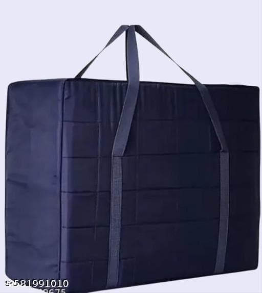 Large Foldable Under-Bed Clothes & Blanket Storage Bags with Clear Window (2-Pack) thumbnail 2