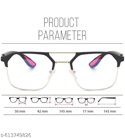 Retro Matte Acetate Anti-Blue Light Blocking Eyeglasses (Zero Power) thumbnail 2