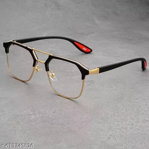 Retro Matte Acetate Anti-Blue Light Blocking Eyeglasses (Zero Power) - Photo 1