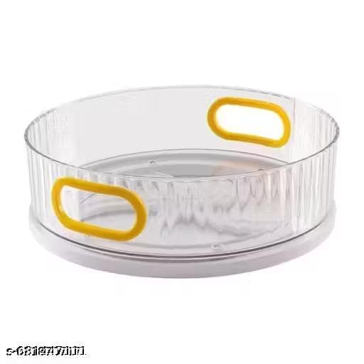 360° Rotating Turntable Spice Rack Organizer for Kitchen & Fridge thumbnail 2