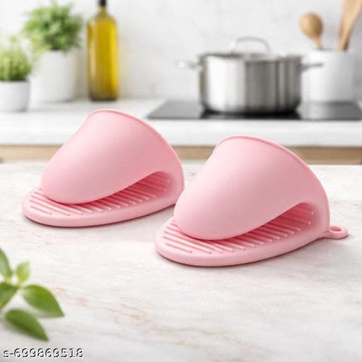Silicone Heat-Resistant Oven Cooking Pinch Mitts (Pair) - Photo 1
