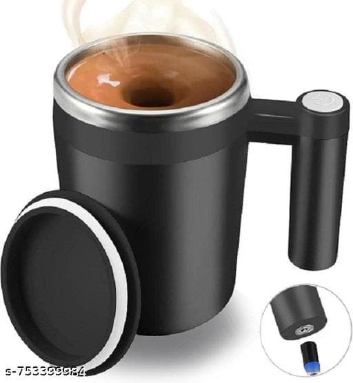 Automatic Magnetic Self-Stirring Coffee & Chai Mug (380ml USB) - Photo 1