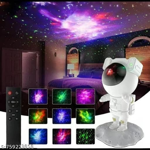 Astronaut Galaxy Star Projector LED Night Lamp (360° Rotating) thumbnail 3