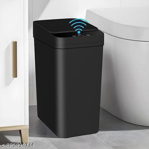 Smart Touchless Infrared Motion Sensor Waterproof Trash Can (12L Narrow) - Photo 1