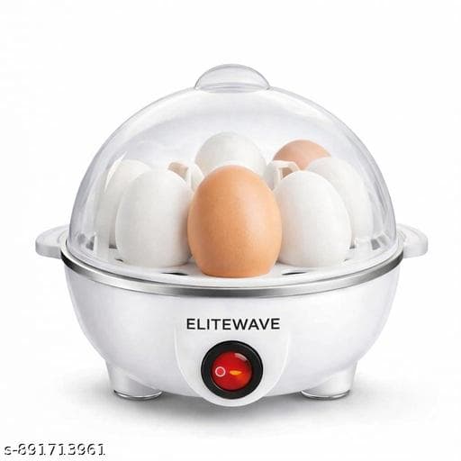 Rapid 350W Electric Egg Boiler & Vegetable Food Steamer (7 Eggs Capacity) - Photo 1