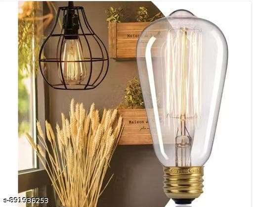 Vintage Amber Glass Edison LED Filament Bulb (4W Warm Golden Glow B22/E27) thumbnail 2