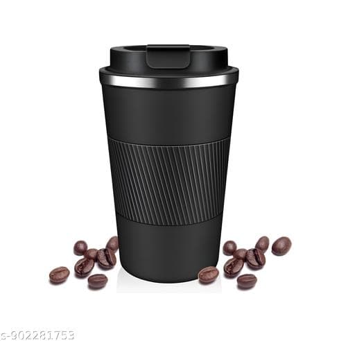 510ml Double-Wall Vacuum Insulated Travel Coffee Mug with Flip Spill-Proof Lid thumbnail 2