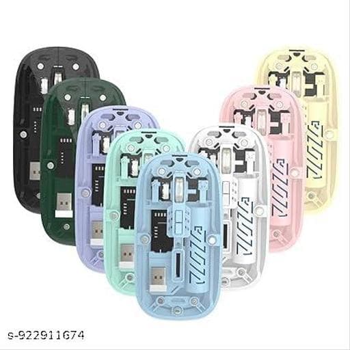 Silent Click Slim Rechargeable Wireless 2.4GHz & Bluetooth Mouse - Photo 1