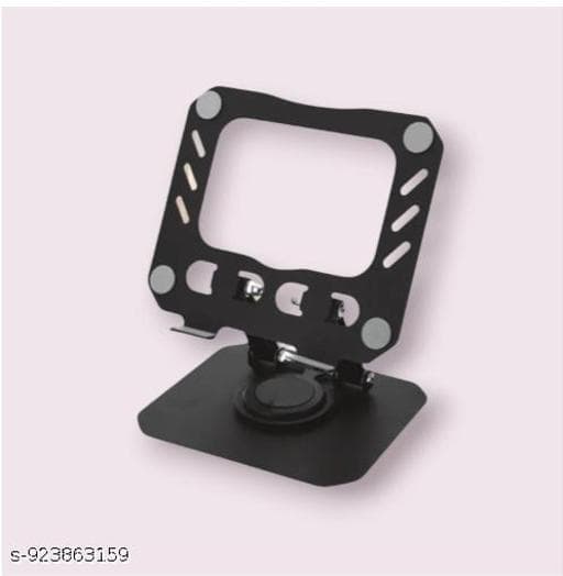 Heavy Base Foldable Mobile & Tablet Desk Stand (Height & Angle Adjustable) - Photo 1