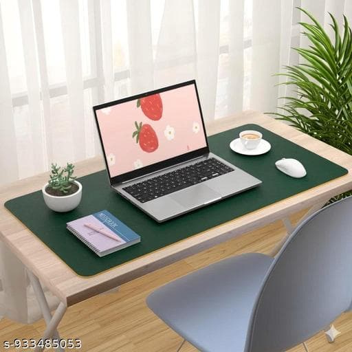 Premium Waterproof Vegan Leather Dual-Sided Desk Blotter Mat (90x45cm) thumbnail 2